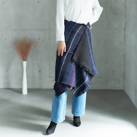 腰に巻きひざかけとして