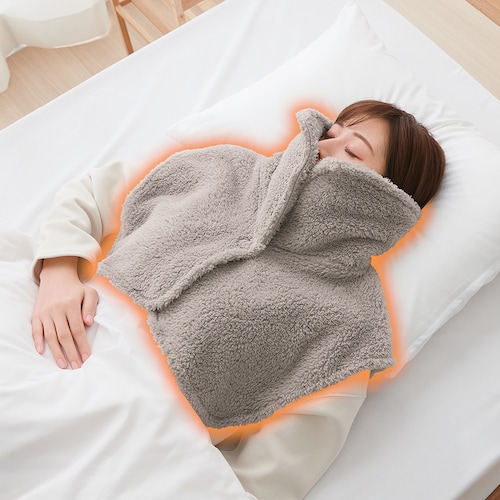 耳まであったか首元ベスト