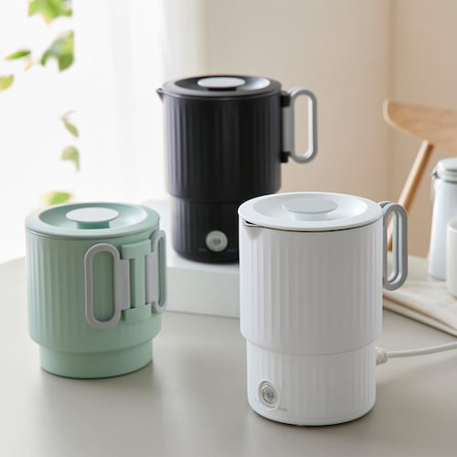 湯沸かしも調理もこれ一台 持ち運べる電気マルチポット ＜0.8L＞