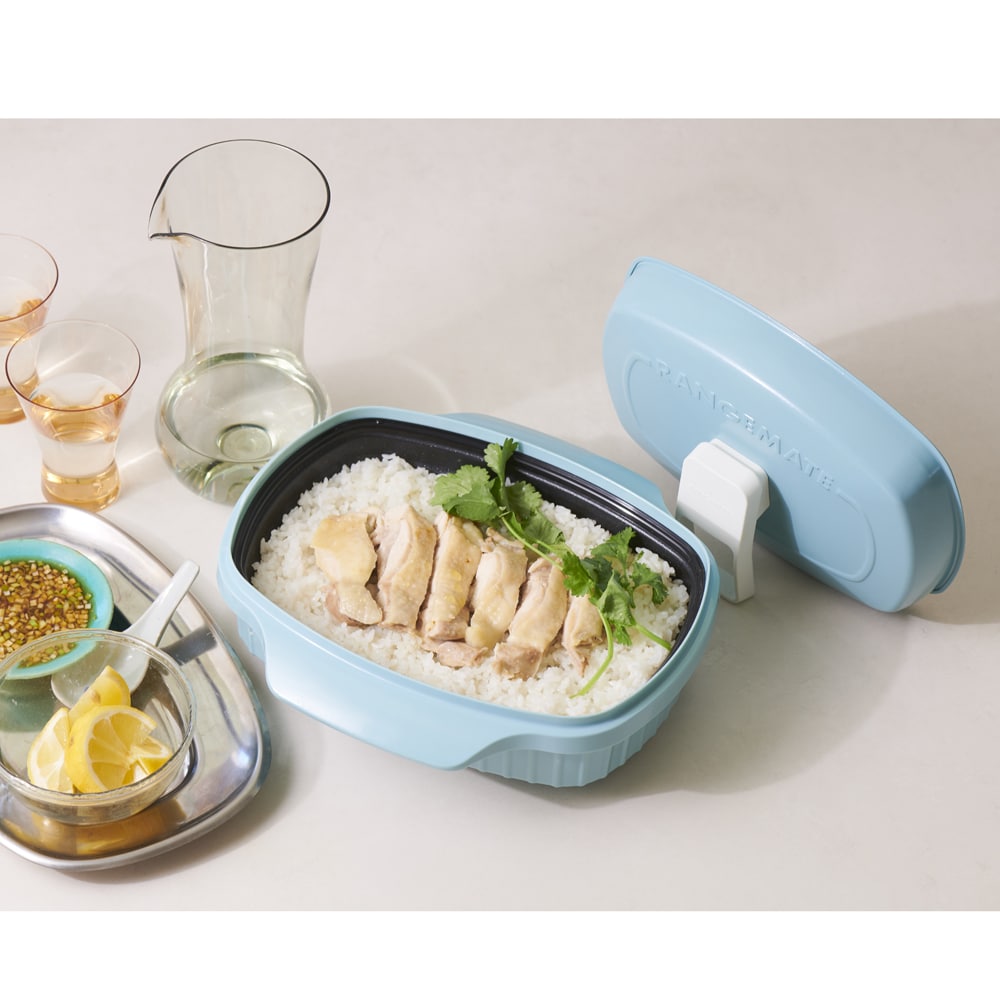 レンジ一つで「蒸す・炊く」調理もこなす