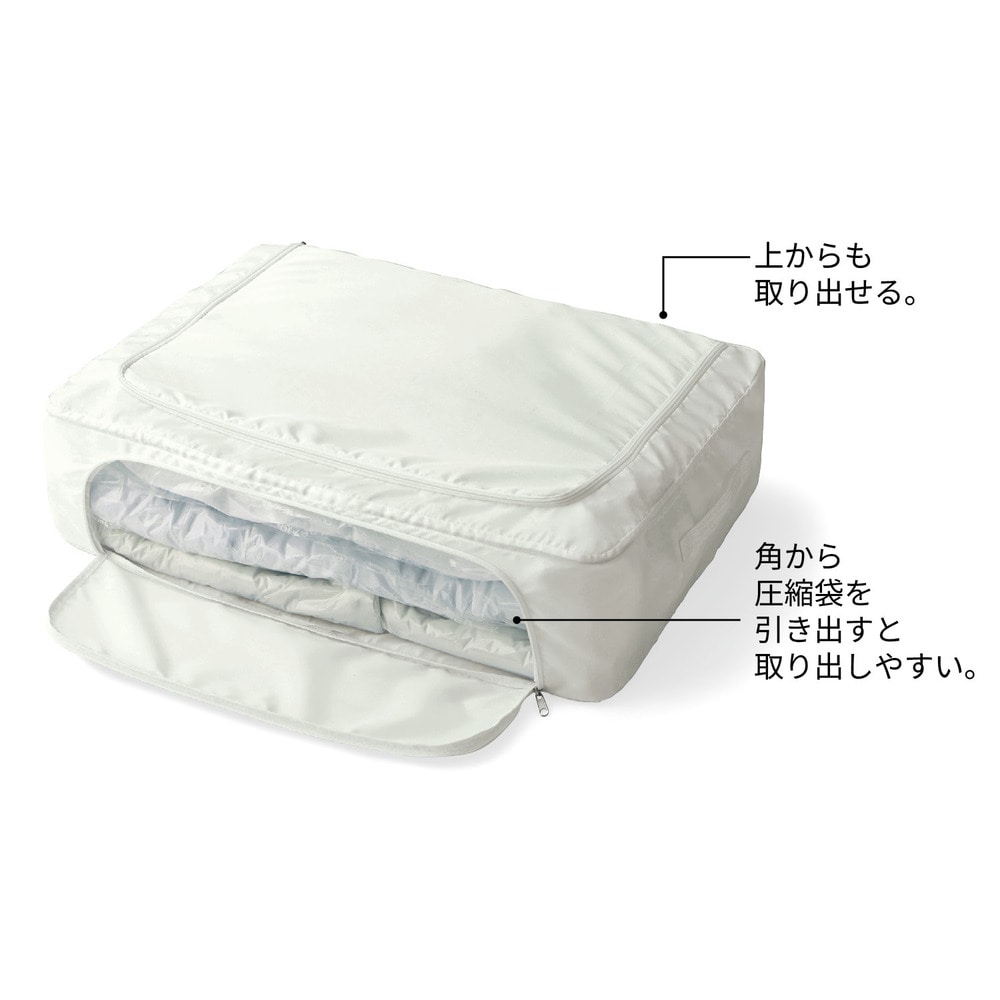 【HAPPY BAG】洗える防ダニ掛け布団&ワイヤー入り布団収納ボックスセット 【HAPPY BAG】洗える防ダニ掛け布団&ワイヤー入り布団収納ボックスセット