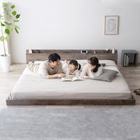 分けても繋げても使える／グレー　2台使用時