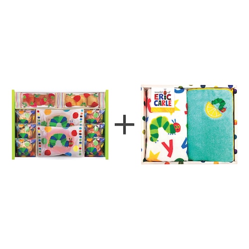 【お取り寄せギフト】セット品 スイーツギフト＋ウォッシュタオル2枚セット