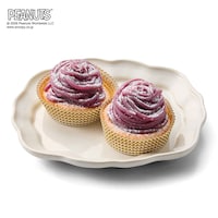 紫芋モンブラン（2個）　※お皿は付属しません