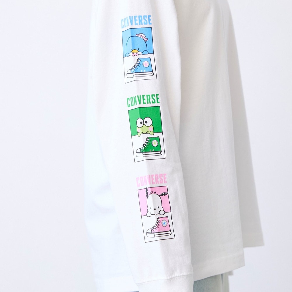 「オフホワイト」右袖プリント