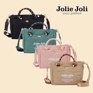 【ジョリージョリ/Jolie Joli】やわらかキルティング手提げバッグ(2WAY)