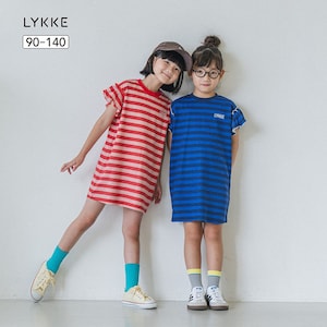 【リッケ/LYKKE】【LYKKE PARTY】メローボーダーワンピース
