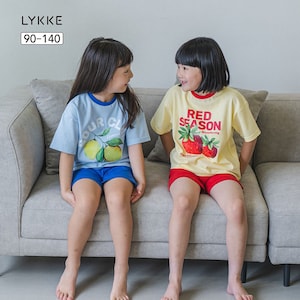 【リッケ/LYKKE】【LYKKE PARTY】フルーツプリント半袖パジャマ