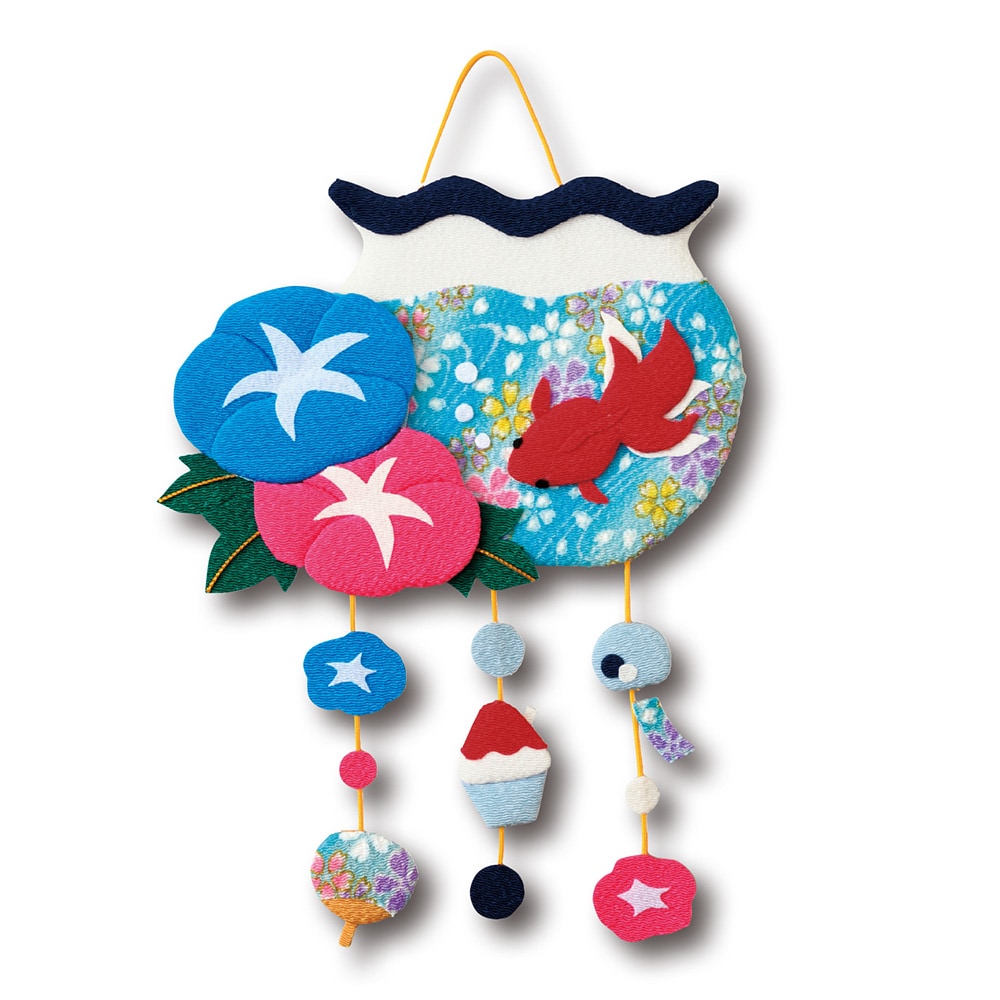 6月のお届け「朝顔と金魚」