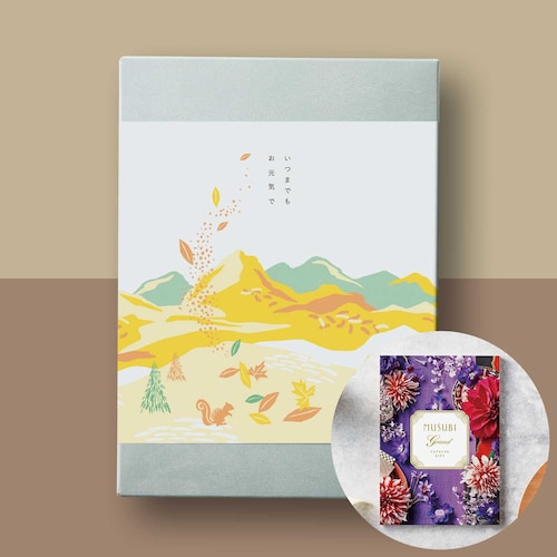 【送料無料】 【敬老の日掛け紙】【カタログギフト】ＭＵＳＵＢＩ＜京紫＞