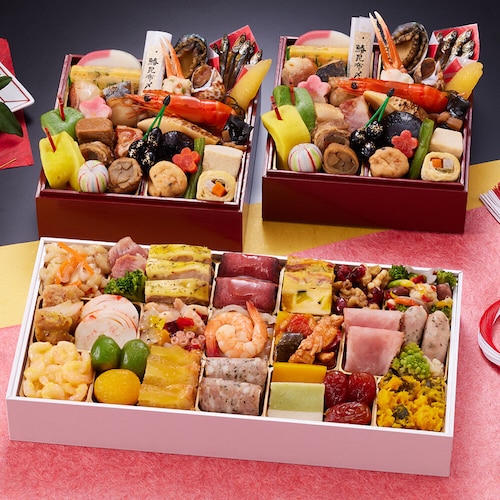 【予約商品】【11月10日まで10%OFF】 京都〈しょうざん〉和の個食おせち＆洋風オードブルプレミアム二段三重 【個食】