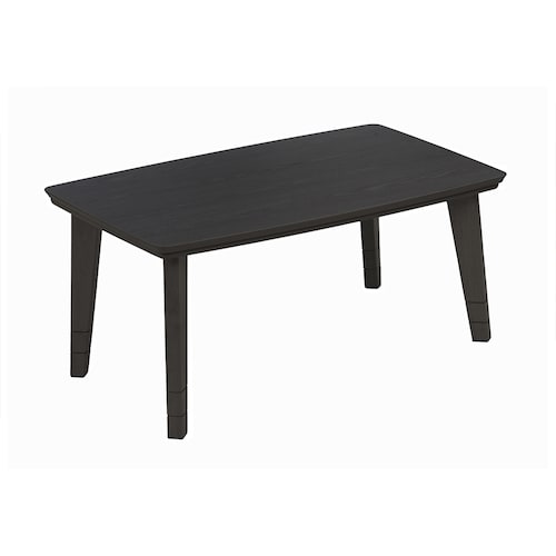 メラミン天板でお手入れしやすい継脚こたつテーブル ＜幅90/105cm＞＜高さ36・41・46cmの3段階調節＞