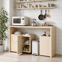 ライトナチュラル／別売りのワークデスク（商品番号1247352）と併せて使用