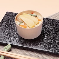 筍山菜飯