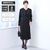 【ソリテール/SORITEAL】洗える 丈が選べるワンピースアンサンブル