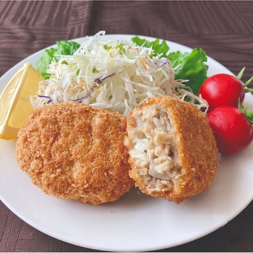 【フードロス対策】【30%OFF】 レンジで調理！こぶしメンチカツ340g（85g×4個入）×6袋 （賞味期限2026年10月23日）