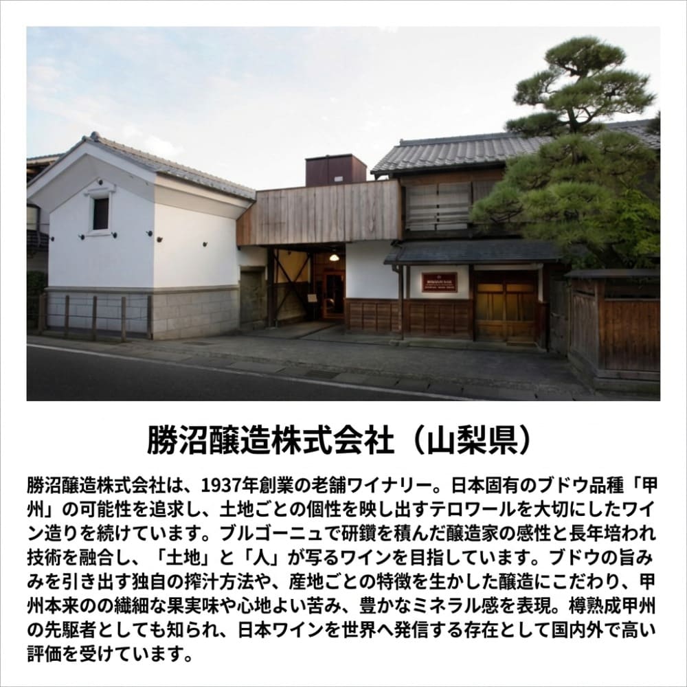 勝沼醸造株式会社（山梨県）